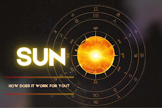 give you an astrology guide based on the sun in your natal chart