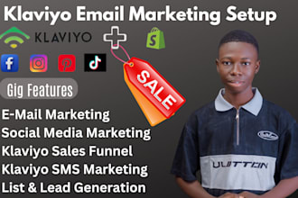 setup klaviyo flows, klaviyo email marketing for shopify, sms marketing flows