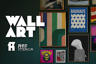 add wall art to your room in 2d