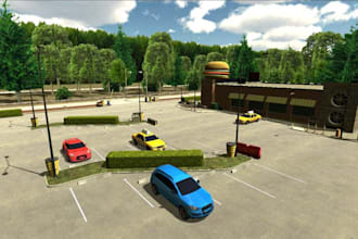 make high quality 3d models for games environment