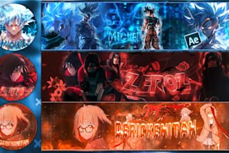 eye catching anime banners and pfp