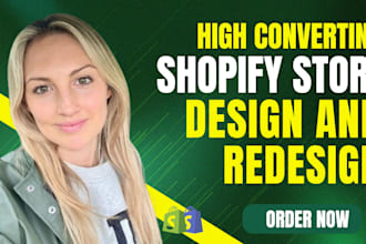 create, build, redesign shopify store design, shopify website design, ecommerce