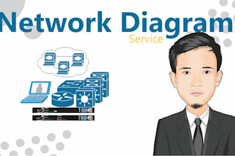 create a network diagram using microsoft visio