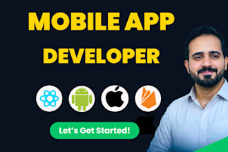 develop react native cross platform mobile app with nodejs backend