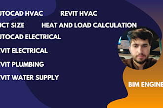 do electrical hvac plumbing  layout plan and design using revit and autocad