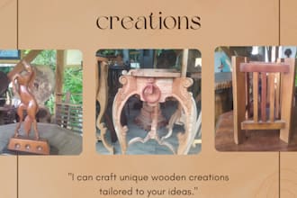 produce wooden gifts and home decor