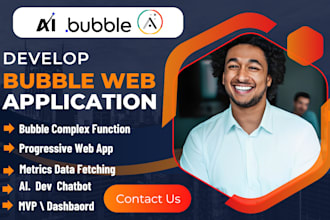 develop bubble mvp bubble web app chatbot openai on bubble io