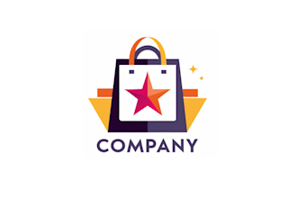 make e commerce retail and online shop brand logo for you