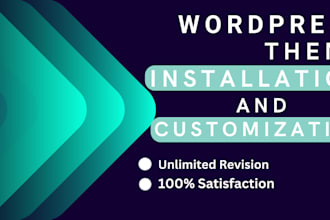 do themeforest wordpress theme installation and customization