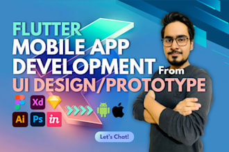convert your figma to flutter UI as a flutter developer for android app, IOS app