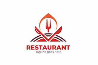 make superior memorable restaurant logo