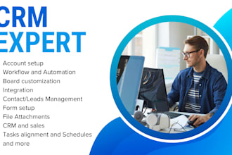setup monday crm board monday workflow clickup trello asana notion airtable
