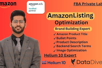 pro amazon listing optimization, SEO expert, PPC optimization for private label
