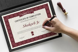 design custom certificate templates award and diploma design