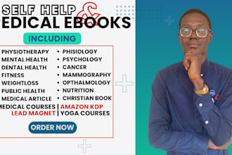 write medical, mental health, nursing, neuroscience ebook, and workbooks