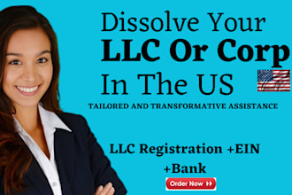 dissolve,terminate your US llc or corporation with the state