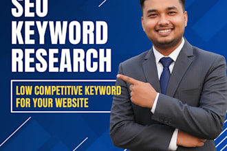provide SEO blog keyword research and competitor analysis for blog posts