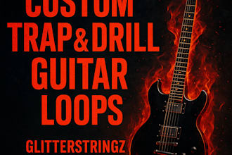 create custom trap and drill guitar loop in an hour