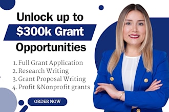 grant writing and submission, proposal, research, application, business plan