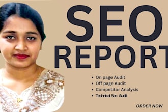 provide expert SEO audit report and competitor analysis