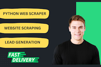 create custom web scraping bots and web automation scripts