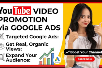 drive massive organic views and boost video with google ads