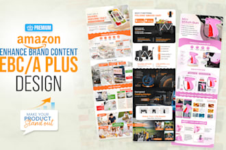 design amazon a plus content or ebc enhance brand content, infographic