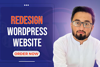 design, customize, redesign wrodpress website with elementor