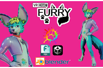 do custom nsfw vrchat avatar model, vtuber, 3d model, vrchat