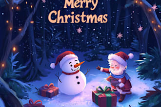 design christmas card, greeting card, and invitation cards