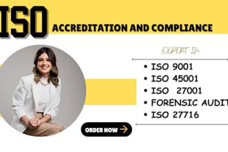 write IT security policies as internal auditor and iso 9001, 27001 certificate