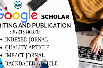 write and publish articles in google scholar peer reviewed indexed journal