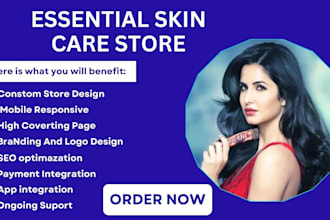 skin care website  beauty website  spa website