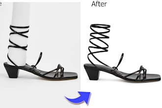 ecommerce product photo editing and retouching in photoshop