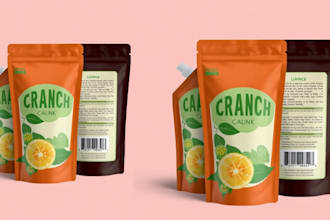 do product label design, minimal box design, pouch design, mailer box design