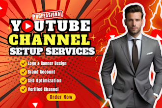 create your professional youtube channel and setup