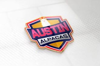 do a adorable alpaca logo design cute and creative branding