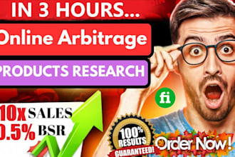 winning products research in amazon fba online arbitrage in usa