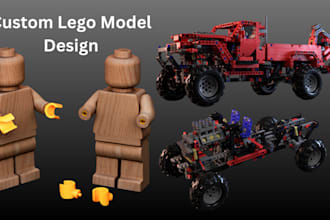 create 3d lego model 3d minifigures roblox model lego car lego set 3d printing