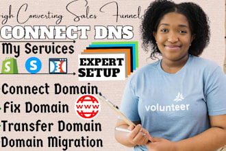 connect domain dns to shopify, systeme io, google workspace, squarespace, wix