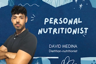 be your personal nutritionist and i will create a personalized diet spanish
