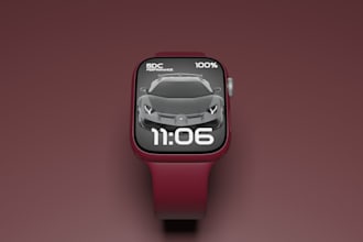 design and create 3d watch animation for your watch