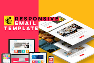 mailchimp, klaviyo HTML email template development expert