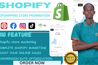 do ecommerce email marketing, dropshipping marketing, tiktok shop, shopify sales