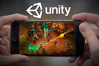 create a 3d and 2d unity mobile games for android and ios