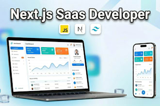 be next js saas developer react website development