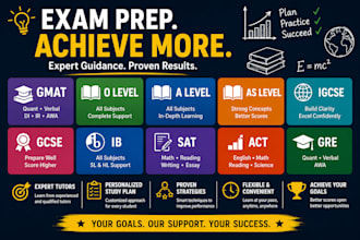 tutor gmat math, igcse, gcse, ib, sat, gre ,act, o level, as levels