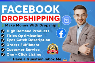 manage complete facebook marketplace dropshipping and automation