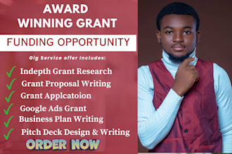 do grant research for non profit, small business grant writing and application