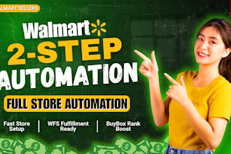 do walmart 2 step dropshipping full store automation a to z